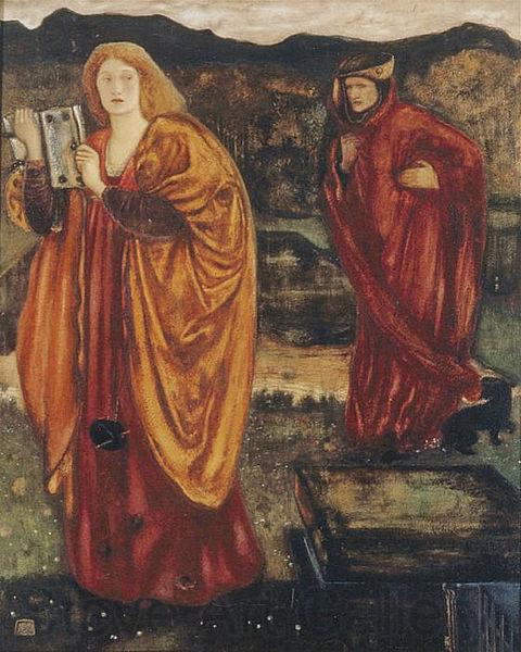 Edward Burne-Jones Merlin and Nimue France oil painting art